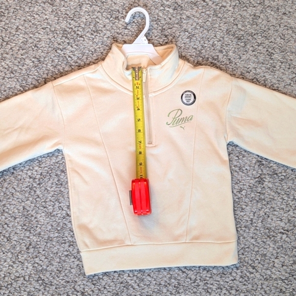 NWT Puma Girls (Small) Fleece Quarter-Zip Pullover Sweatshirt/Sweater/Top - Picture 11 of 14